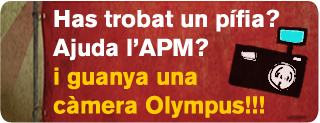 Has trobat una p�fia? Ajuda l'APM?