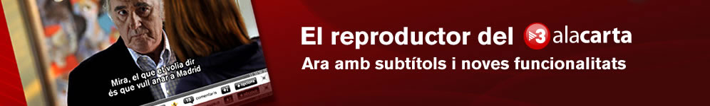 El reproductor del 3alacarta, ara amb subt�tols i noves funcionalitats