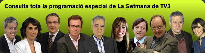 Consulta La programaci� especial de La Setmana de TV3 