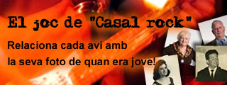 El joc de Casal rock. Relaciona cada avi amb la seva foto de quan era jove