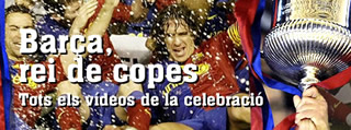 Bar�a rei de copes. Tots els v�deos de la celebraci�