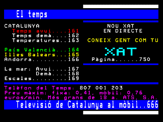 TV3Text - El temps