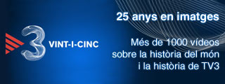 M�s de 1000 v�deos dels 25 anys de TV3
