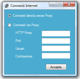 Prefer�ncies de la connexi� d'Internet