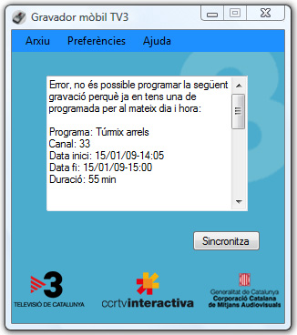 Informarci� del seu estat i possibles errors
