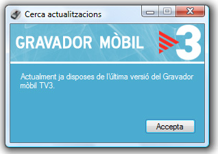 informaci� del resultat de l'actualitzaci�